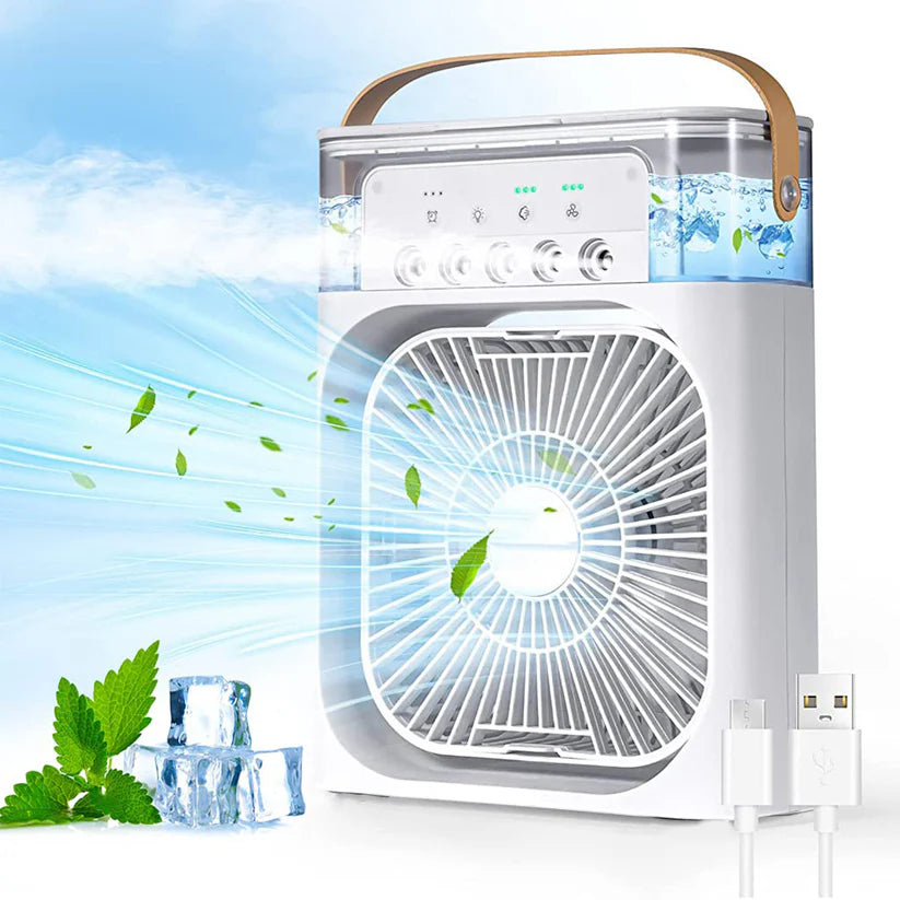 portable misting fan air cooler