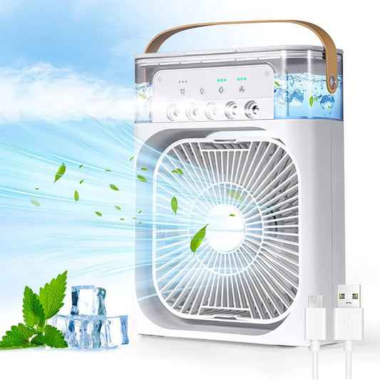 portable misting fan air cooler