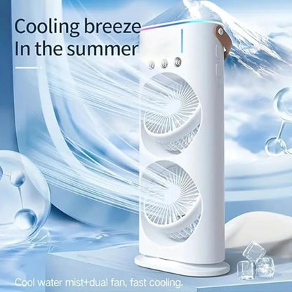 dual fan portable cooler