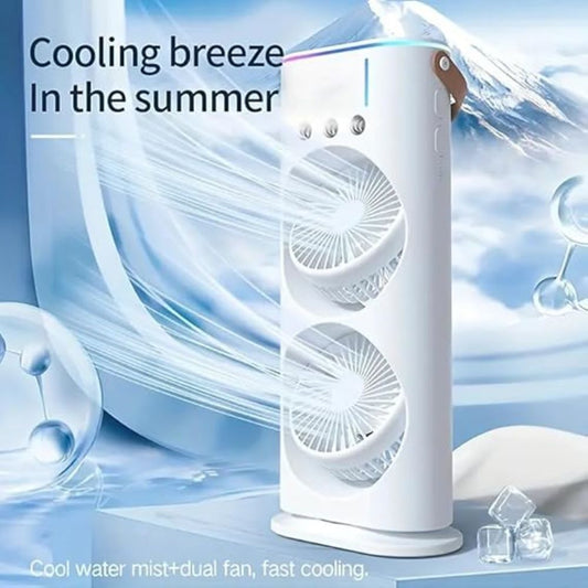 dual fan portable cooler