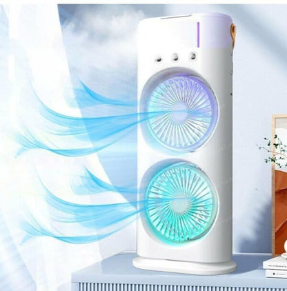 dual fan portable cooler